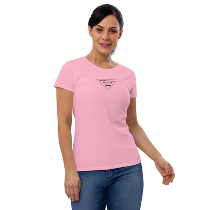 "Straight As An Arrow. Strong As An Ally." Women's T-shirt